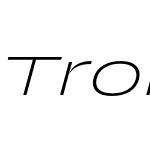 Trois Mille TRIAL Extralight Italic