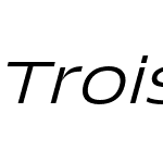 Trois Mille TRIAL Light Italic