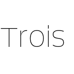 Trois Mille TRIAL Thin