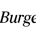 Burgess Italic