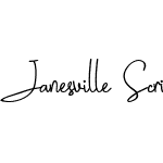 Janesville Script