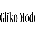 Gliko Modern Condensed L