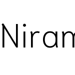 Niramit ExtraLight