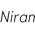 Niramit ExtraLight