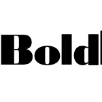 Bold-ish Demo Font