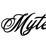 Myteri Script PERSONAL USE ONLY