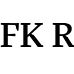 FK Roman Text