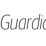 Guardian Sans Condensed