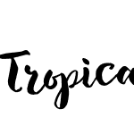 Tropical Brush Script