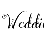 Wedding Font