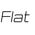 FlatSansLightObliqueExtW00