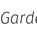 Gardenia-LightItalic