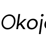 OkojoPro-Italic