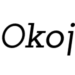 OkojoSlabPro-Italic