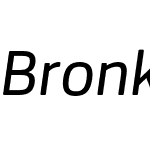 Bronkoh-Italic