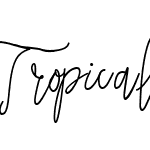 Tropical Monoline Script