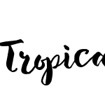 Tropical Brush Script