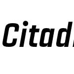 CitadinaBlackItalic