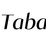 TabacGlamG2Medium-Italic