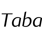 TabacGlamG4-Italic