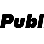 PublicaSansW00-BlackItalic