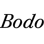 Bodoni PT Text