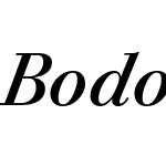 Bodoni PT Subhead