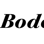 Bodoni PT Subhead