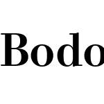 Bodoni PT Subhead