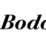 Bodoni PT Subhead