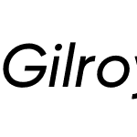 Gilroy Medium Italic