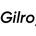 Gilroy SemiBold Italic