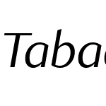 Tabac Glam G4 Italic