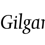 Gilgamesh Book Italic