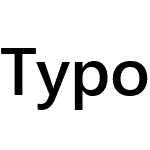 TypoPRO Webly Sleek