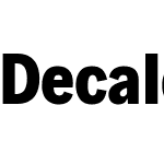 Decalotype ExtraBold