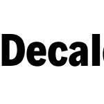 Decalotype ExtraBold