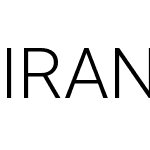 IRANSansWeb UltraLight