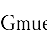 Gmuender Antiqua Pro