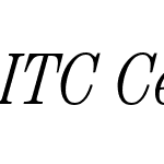 ITC Century LT