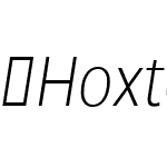HoxtonNorth-ThinItalic