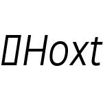 HoxtonNorth-LightItalic