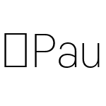 PaulGrotesk-UltraLight