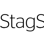 Stag Sans LCG