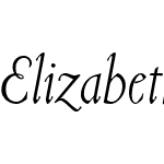 ElizabethNDSwashW00-Italic