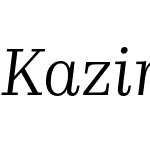 Kazimir Text