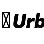 Urbani-BlackItalic