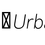 Urbani-LightItalic