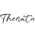 Thenaturalist Free Font