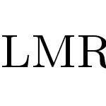 LMRoman8